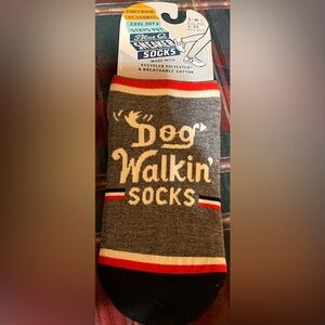 Gray Dog Walkin' Socks